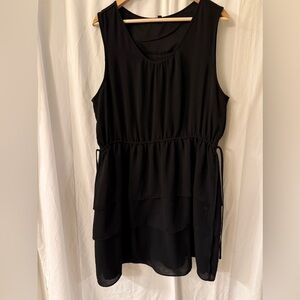 Gap black lined dress size XL